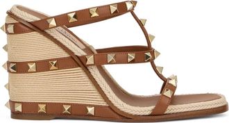 Valentino Garavani Sandalen - Dames - Sleehakken - Beige - 40 EU - Schoenen