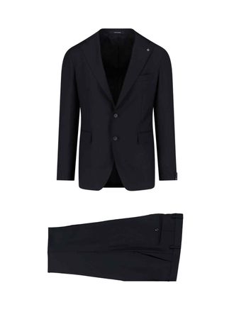 Tagliatore Single-Breasted Cutter Suit - Black