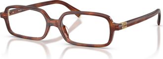 Miu Miu 51mm Rectangle optical glasses in Brown at Nordstrom