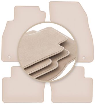 OEM Alfombrillas Beige Premium Para: Opel Insignia A Berlina, Familiar, Gran Turismo, Liftback 2008-2017