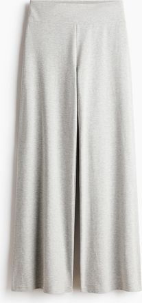 H&M Ausgestellte Jerseyhose - Grau