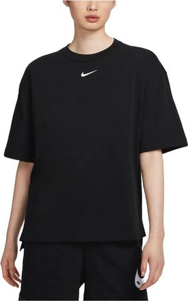 Nike (WMNS) Nike Sportswear Swoosh Oversized T-shirt Asia Sizing Black White HJ3947-010