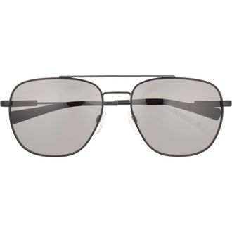 Cole Haan 57mm Grand Pilot Sunglasses in Black at Nordstrom Rack