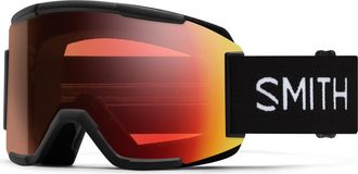 Smith Squad Medium Fit ChromaPop Low Bridge Snow Goggles in Black /Photochromic Red at Nordstrom
