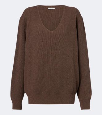 The Row Phef cotton and cashmere sweater
