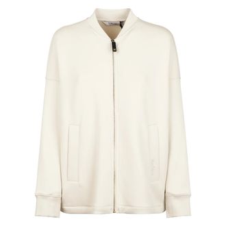 Max Mara Giacca in jersey scuba - female - Max Mara - Bomber Jackets - Beige - M - Jackets