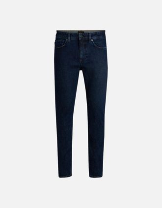 HUGO BOSS Mens Hugo Boss Mens Dark Blue Delware Jeans. - Navy - Size: 30/32/32