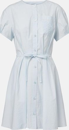 Loewe Paulas Ibiza - Abito chemisier Anagram in misto cotone