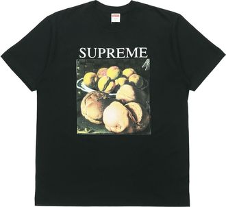 SUPREME FW18 Still Life Tee Black Printing Short Sleeve Unisex SUP-FW18-020