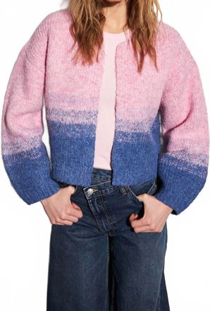John & Jenn Reece Cardigan In Candy Floss