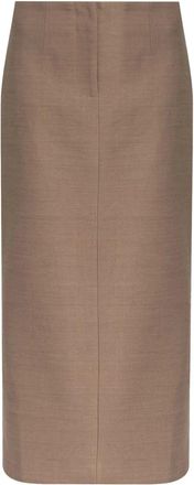 Entire studios Script maxi skirt - Brown
