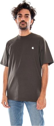 Carhartt Work in Progress S/S Madison T-Shirt - Heren - T-shirts - Groen - S - Katoen - Tops