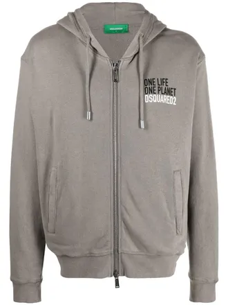 Dsquared2 Felpa con cappuccio - Grigio