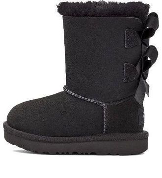 UGG (TD) UGG Bailey Bow II Boot Black 1017394T-BLK