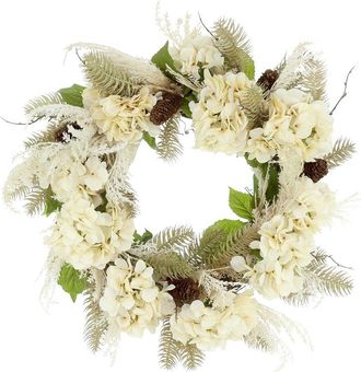 Creative Displays Inc. Handmade Fall Wreath With Pampas & Pinecones