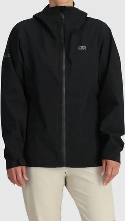 Outdoor Research Womens Strato Burst Rain Jacket In Black