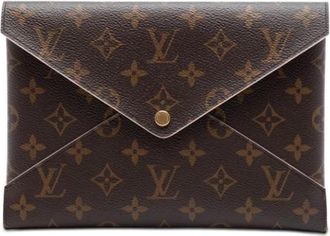 Louis Vuitton Pre-owned Kirigami Clutch - Dames - Vintage Clutch - Bruin - ONE Size - Vintage
