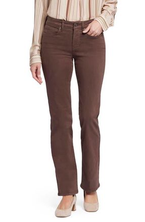 NYDJ Marilyn Straight Leg Jeans in Coffee Bean at Nordstrom, Size 8P