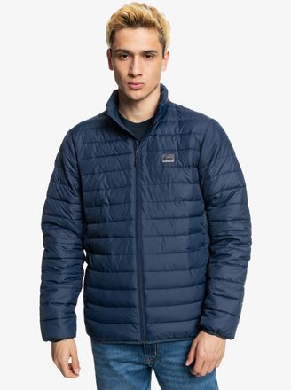 Quiksilver Outdoorjacke QUIKSILVER Scaly, Herren, Gr. M, blau (navy blazer), [Hauptstoff] 100% Recyceltes Polyester, Jacken Outdoorjacke