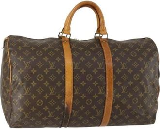 Louis Vuitton Pre-owned Weekend Bags, female, Brown, Size: ONE SIZE Pre-owned Weekend Bag