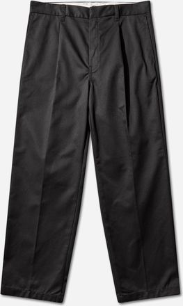 Wacko Maria Men s Dickies Pleated Trousers Black