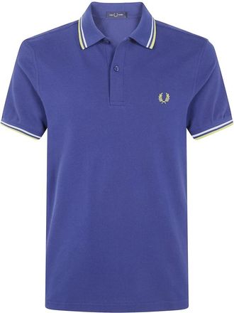 Fred Perry Hombre, Camisetas, Azul, Talla: L