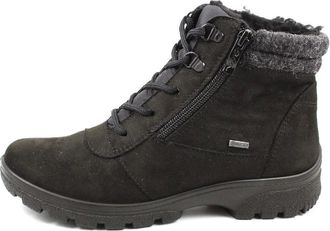 Ara Veterschoen enkellaars - Dames - Schoenen - Zwart - Maat: 38 EU Leer