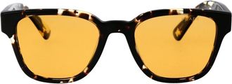 Prada Rechthoekige Zonnebril - unisex - Zonnebrillen - Bruin - 52 MM - Accessoires