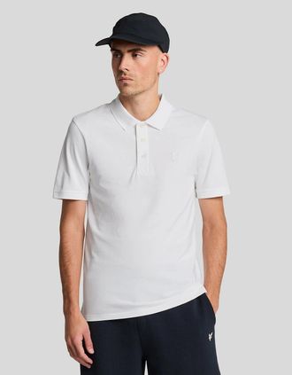 Lyle & Scott Lyle And Scott Mens Stretch Polo Shirt - White - Size: 40