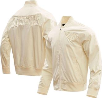 Pro Standard Mens Pro Standard Cream Tennessee Titans Neutral Full-Zip Jacket at Nordstrom, Size Xxx-Large
