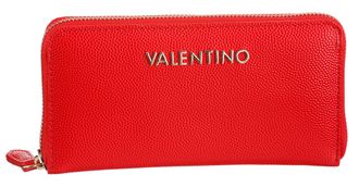 Valentino Handbags Geldb&ouml;rse VALENTINO BAGS DIVINA, Damen, rot, Lederimitat, Kleinlederwaren Geldb&ouml;rse, Geldbeutel Portemonnaie Damenb&ouml;rse