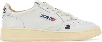 Autry White Leather Sneakers