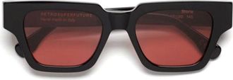 Retro Superfuture Storia Fantome sunglasses - Black