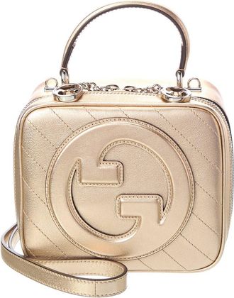 Gucci Blondie Top Handle Leather Shoulder Bag