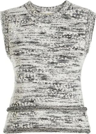 Genny Ronde hals gebreide kleding - Dames - Ronde hals truien - Grijs - S - Truien & Vesten