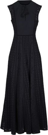 Veronica Beard Abito lungo con dettaglio cut-out - Nero