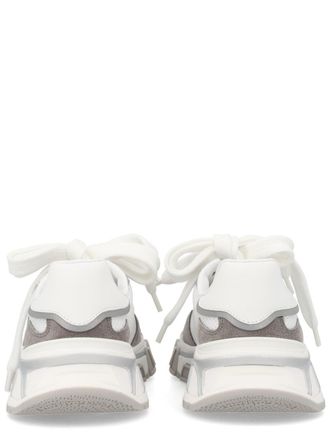 Dolce & Gabbana Polyester and Leather Sneaker - Gray
