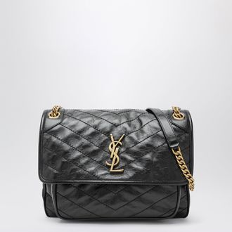 Saint Laurent Niki medium vintage leather bag in black