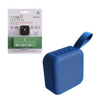 Pursonic On-the-Go Essentials Bundle Wireless Speaker & Purtag Tracker in Blue at Nordstrom