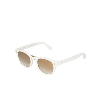 Kàdor Sunglasses, unisex, White, 49 MM, Woody Flag Sunglasses