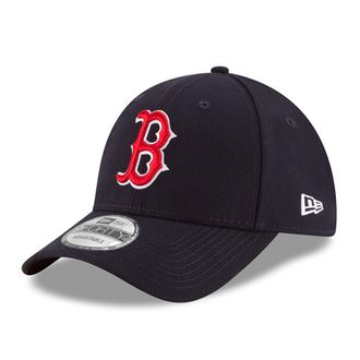 New Era MLB The League 9FORTY Team Color Primary Logo Adjustable Hat Cap One Size Fits All, Boston Red Sox, One size