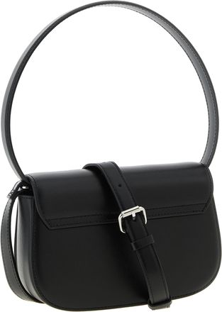 Diesel Leather Shoulder Bag - Black