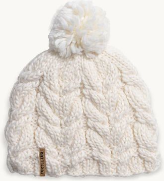 Turtle Fur Millie Wool Pom Beanie in Ivory at Nordstrom