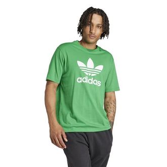 adidas Mens Originals Trefoil T-Shirt - Green Size S