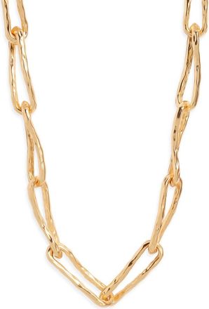 Karine Sultan Organic Links Short Necklace in Gold at Nordstrom