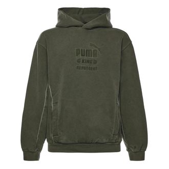 Puma Hombre, Sudaderas, Verde, Talla: XL