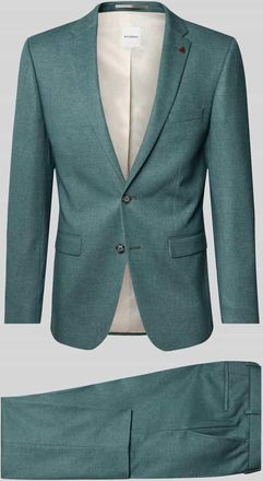 Roy Robson Regular Fit Anzug mit Reverskragen und B&uuml;gelfalte in Gruen, Gr&ouml;&szlig;e 102