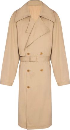 Balmain Trench con cintura - Toni neutri