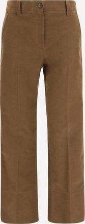 Brunello Cucinelli Stretch cotton cigarette Pants Female 40