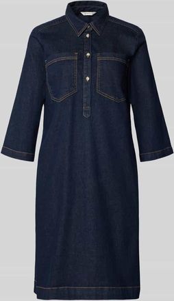 Tom Tailor Regular Fit Jeanskleid aus Baumwoll-Mix in Dunkelblau, Gr&ouml;&szlig;e 34